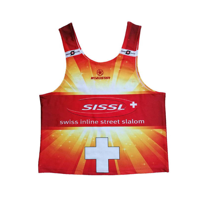 Startnummer Racing Skivest Sublimation Custom Vest Race Bibs