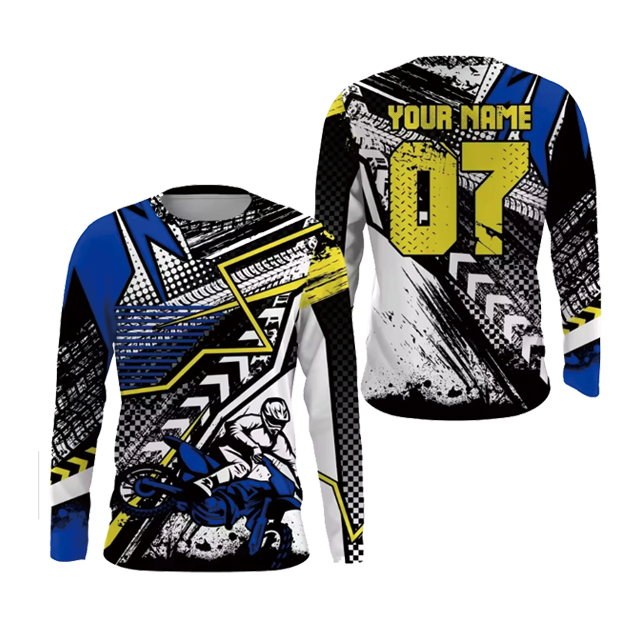 Camiseta de motocross personalizada