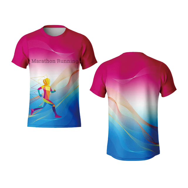 Custom Logo Sublimation Sport T-paita 
