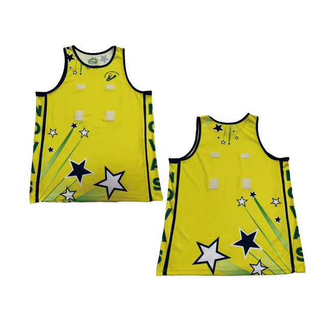 Benotzerdefin&eacute;iert Sublimatioun Netball Jersey