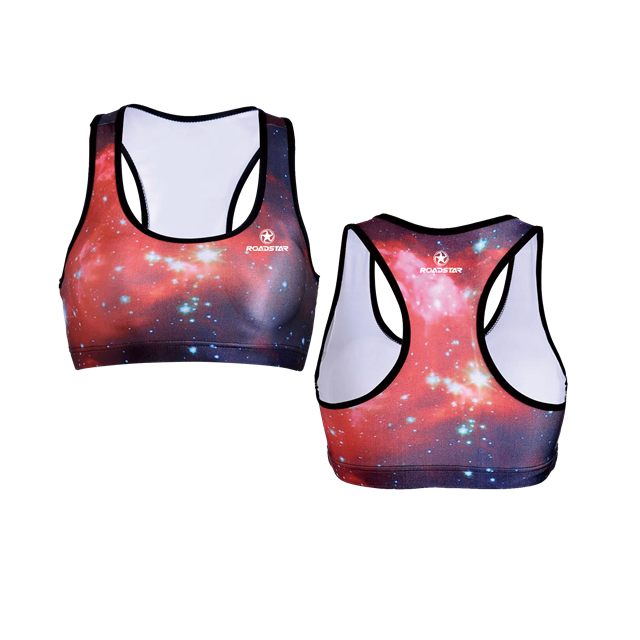 Sublimated &iacute;&thorn;r&oacute;ttabrj&oacute;stahaldara fyrir konur